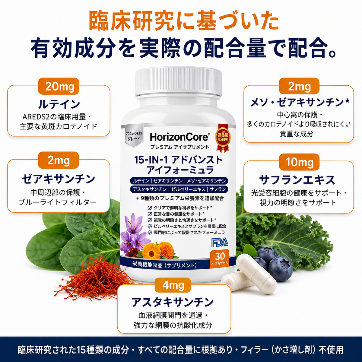 HorizonCore 15-in-1 アドバンスト・アイフォーミュラ