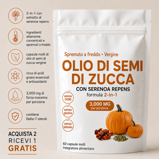 Capsule Premium all'Olio di Semi di Zucca
