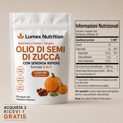 Capsule Premium all'Olio di Semi di Zucca